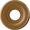 Ekena Millwork Berkshire PVC Medallion (Canopies up to 4 1/2"), 10"OD x 3 1/2"ID x 3/4"P, Metallic Vintage Gold CMP10BEDVG - alternate 1